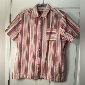 ZAFUL Short Sleeve Button Down Shirt
